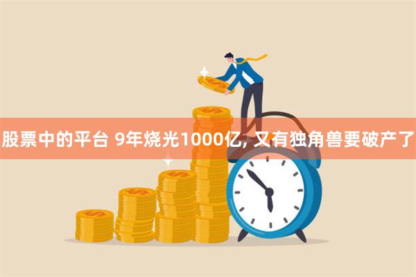 股票中的平台 9年烧光1000亿, 又有独角兽要破产了