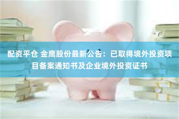 配资平仓 金鹰股份最新公告：已取得境外投资项目备案通知书及企业境外投资证书